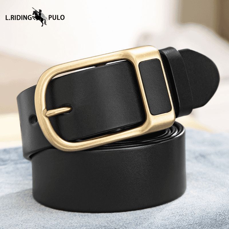 

Мужские и женские ремни с пряжкой-пином, деловые повседневные ремни для среднего и молодого возраста, мужские универсальные модные ремни 110cm