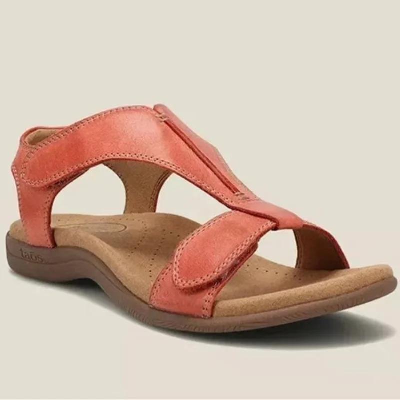 Casual Damessandalen Gesp Open Teen Zomer Voetboog Sandalen Vintage Wedge Slippers Platform Strand Sandalen