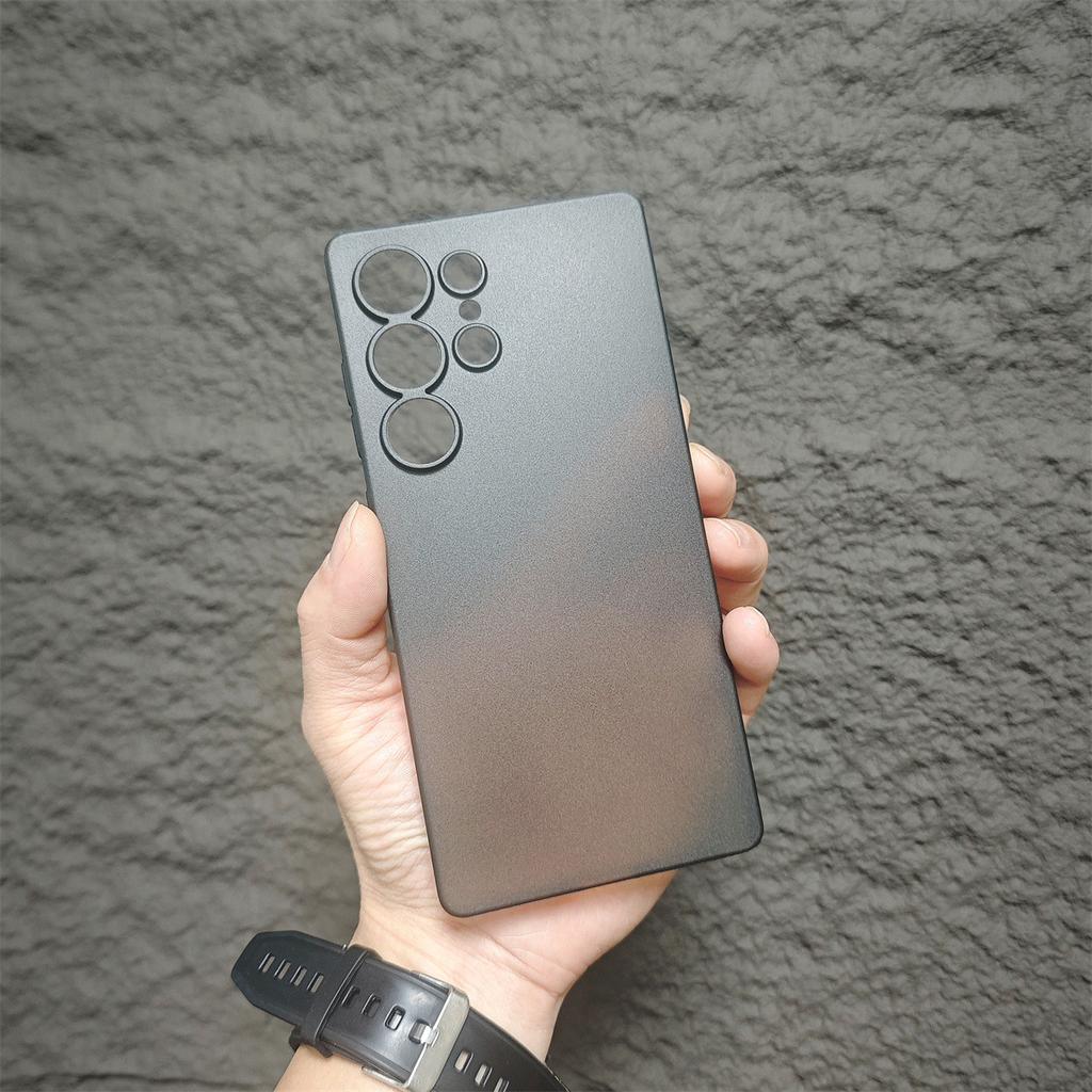 S25ultra Ultra Thin PP Does Not Yellow for Samsung S23u Transparent Mobile Phone Case S24 Hard Shell Plus Matte S22