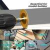 Diamonds Cutting Wheel with 1/4inch Hex Shank for PVC Pipe Cutter Mini Glasses Cutting Disc for Cutting Glass Ceramics