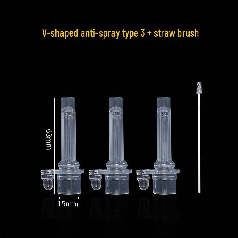 Universeller Silikon-Ausgießer für isolierte Wasserflaschen für Kinder und Babyflaschen - Weiches Strohhalm-Ersatzzubehör.
