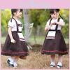 Bavaria Traditional Ethnic Girl Costume With Embroidered Details For Kids Stage Performances