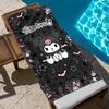 1pc Sanrio Kuromi Beach Towel Polyester - Quick Dry Lightweight Soft Towel for Swimming Travel Camping, Unisex Beach Mat Surfing
