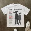 Jamiroquai Tshirt Print Tshirt Unisex Unisex Hip Hop Tshirt Oversized Unisex T Shirt Comfortable Couples Y2k Short Sleeves Classic