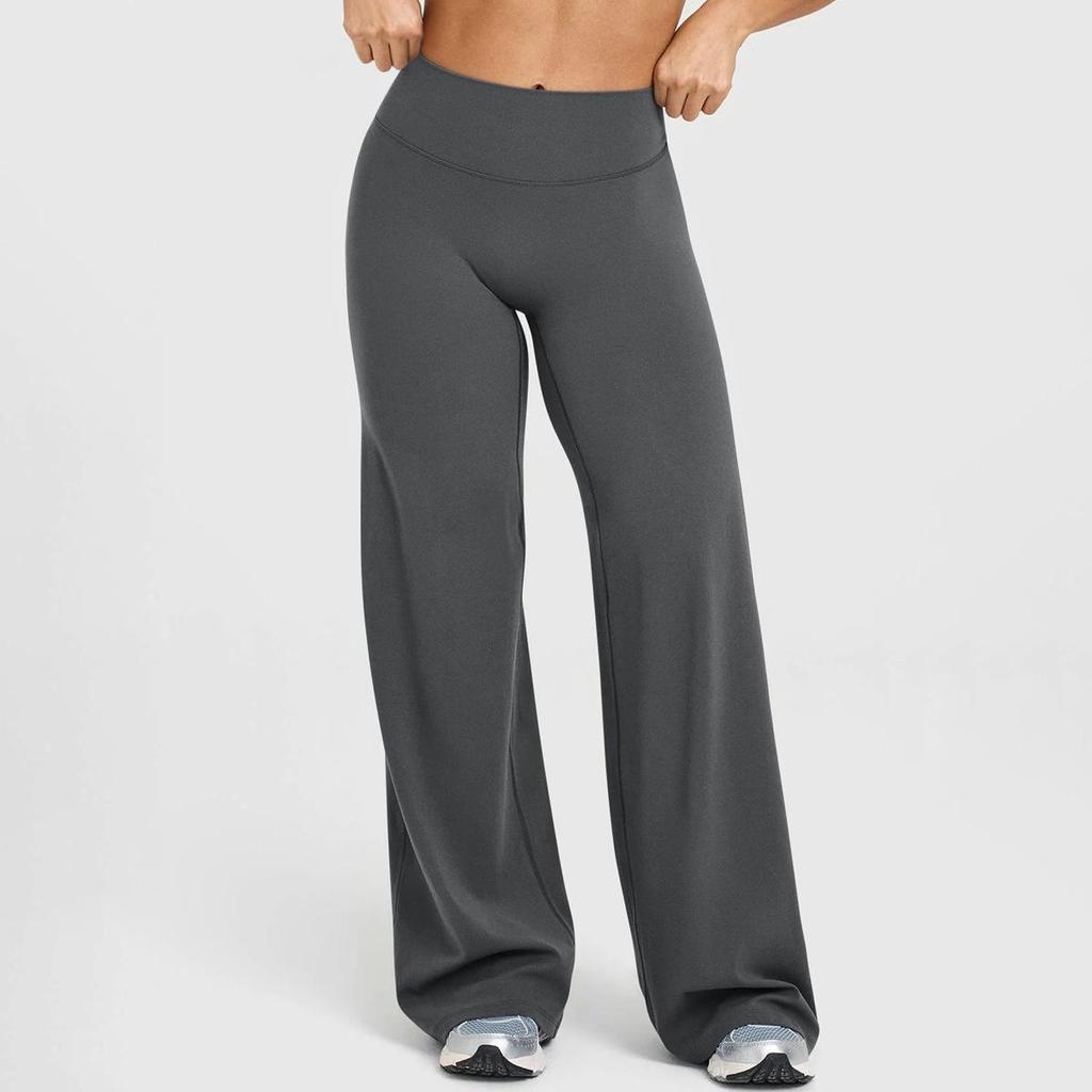 Cross-Border Peach Hip Lifting Wide-Leg Yoga Pants - Women's High Waist, High Elasticity, Straight Tube Sports Fitness Wear