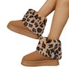 Winter Chunky Platform Ankle Boots for Women Warm Snow Boots Non-Slip Faux Fur Lined Short Booties Shoes Women's Comfort Faux Suede Walking Mini Boots