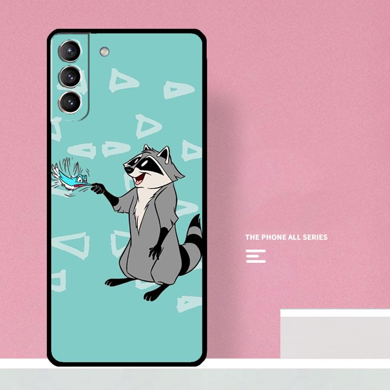 Funny little raccoon Phone Case For Samsung Galaxy S26 S23 Ultra S20 S21 S22 S24 S25 Plus S10 S25 FE Cover Coque