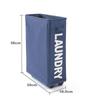 Oxford Cloth Folding Storage Basket with Wheels - Ideal for Laundry, Yoga Mats, and Household Items.