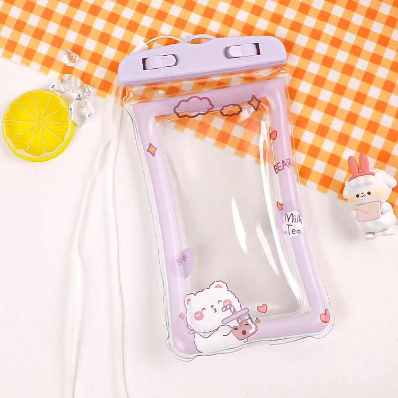 Large Capacity Swimming Bag Transparent Visible Handheld Storage Bag Thickened PVC Waterproof Wash Bag Portable Beach Bag