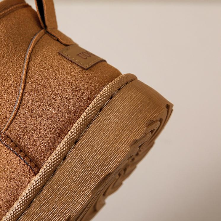 Waterproof Snow Boots Women's Fur Integrated with Plush Cotton Shoes Casual Student Winter Women's Boots