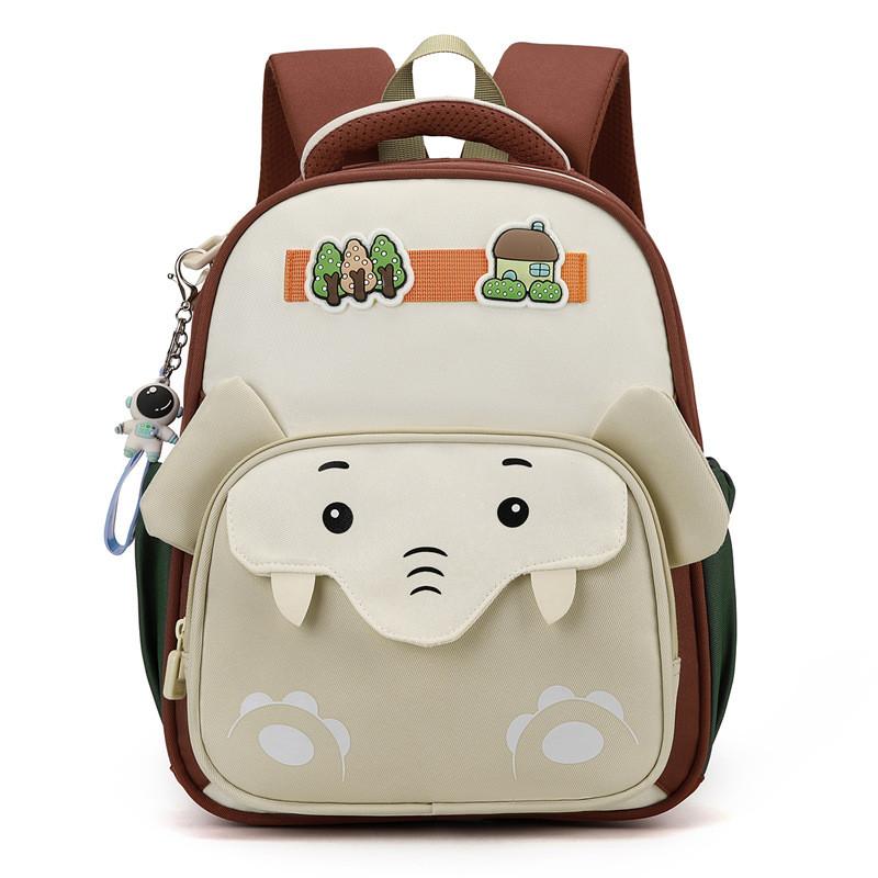 Children School Backpack With Animal Pattern For Kindergarten And Primary School Students