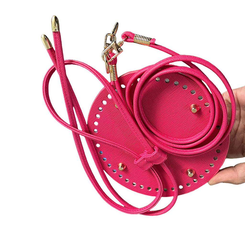 DIY Bag Accessories With PU Strap Drawstring Rope And Precise Cut Base For Handmade Shoulder Bags Craft Projects