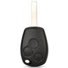 Jingyuqin 3 Buttons Replacement Remote Key Shell  Cover FOB Case for Renault Logan Sandero Clio Fluence Vivaro Master Traff