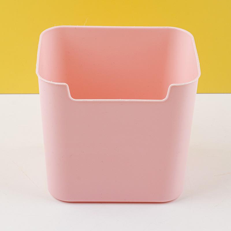 Large Capacity Drop Resistant Simple Style Desktop Pen Holder Stationery Storage Pencil Case