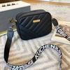 Women's Casual Crossbody Bag Mobile Phe Bag Shoulder Bag PU Rolling Strip Camera Bag