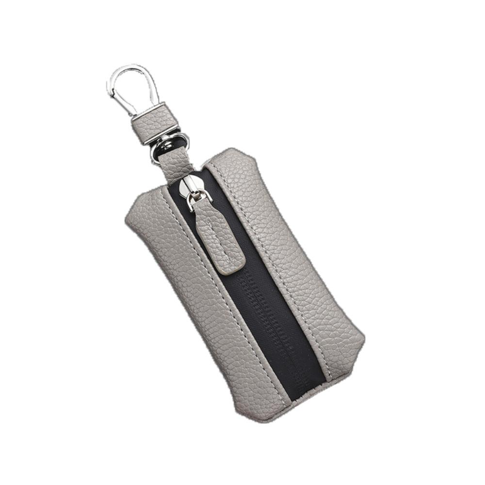 Luxury Car Key Bag Large Capacity Keychain Holder Universal Leather Key Case  Unisex
