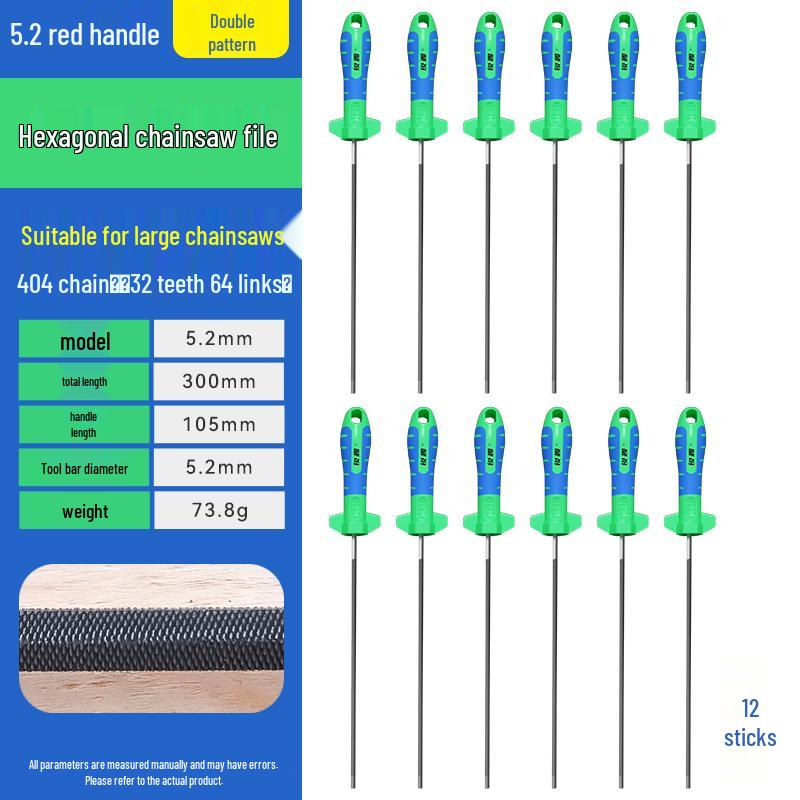 Sechskant Kettensägenkettenschleife Werkzeug - Handgeführter Sägezahnschärfer
