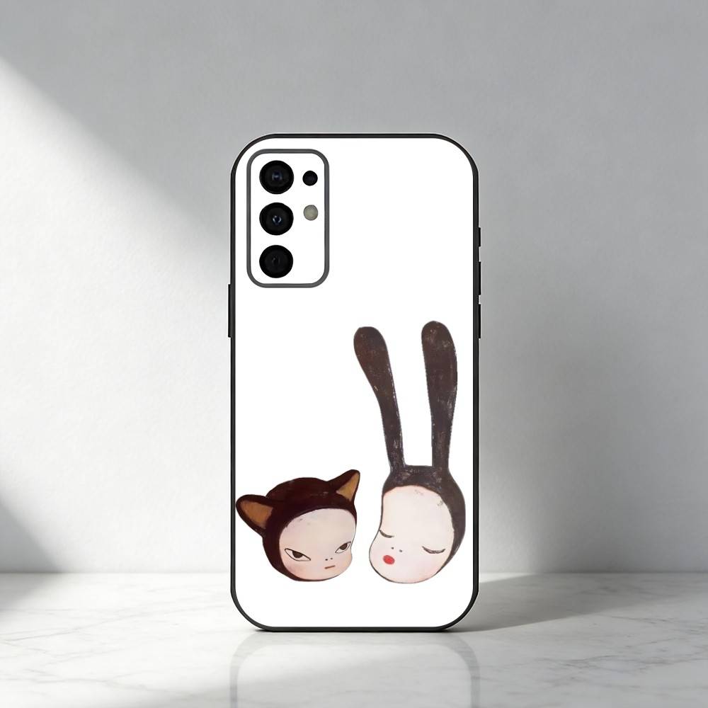 

Cute Drawing Art Y-Yoshitomo N-Nara-a Phone Case For Samsung S25,S24,S21,S22,S23,S20,Ultra,S26,Plus,Fe,Note,5G Black Cover Samsung S23plus5G