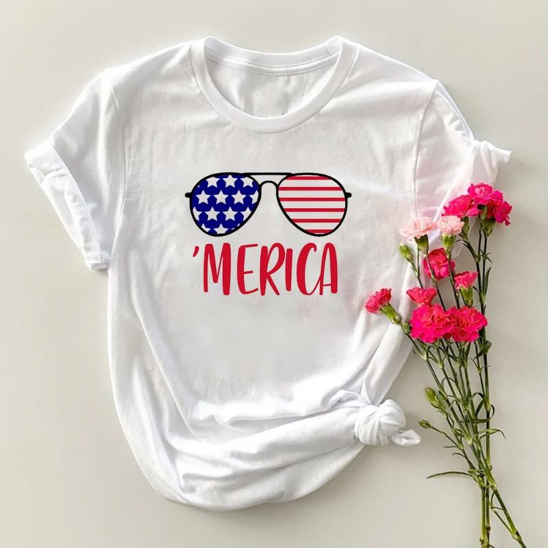 Baskılı Tişört Modal Kısa Kollu Yazlık Günlük Üst Kadın Tişörtleri