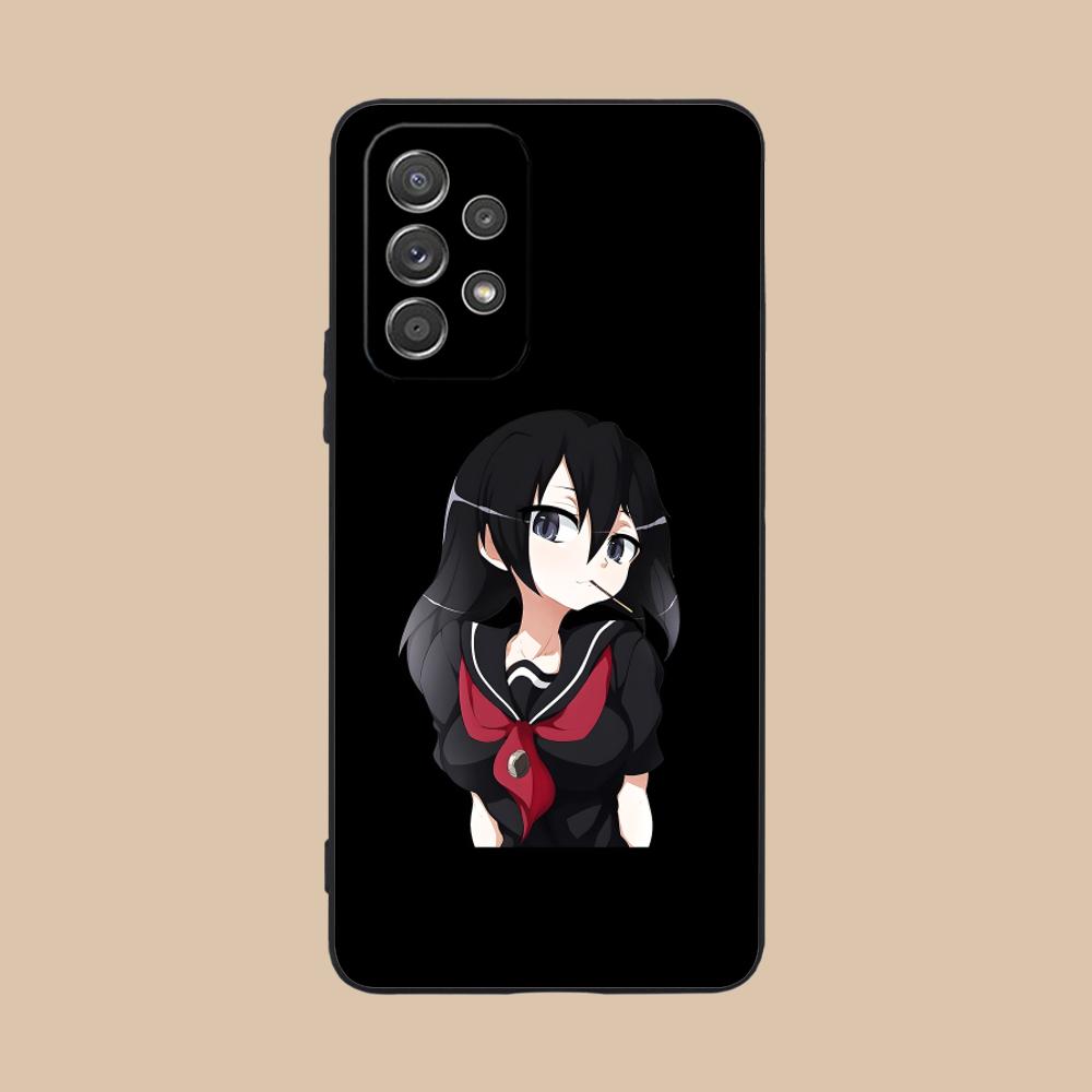 Akame Kurome Matte TPU Mobile Phone Case for Samsung Galaxy M55 54 42 35 34 33 32 23 22 15 14 13 12 F55 5G Colorful Cover