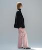 Mosyupamosyu Semi-Bootcut Pants [Pink]