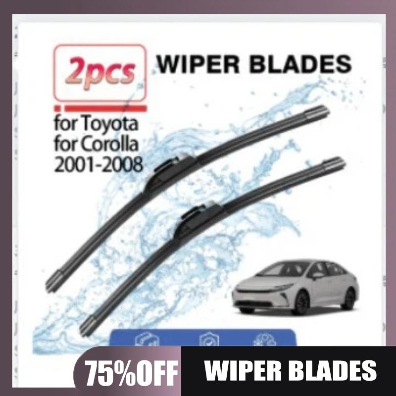 Suitable for Toyota Corolla 2001-2008 21 +18 wiper blade Corolla wiper blade чёрный
