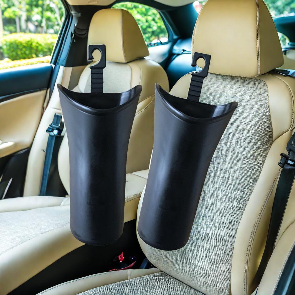 Leakproof Car Umbrella Holder & Trash Can for Seat Back or Front, Car Organizer Pocket, Hanging Type