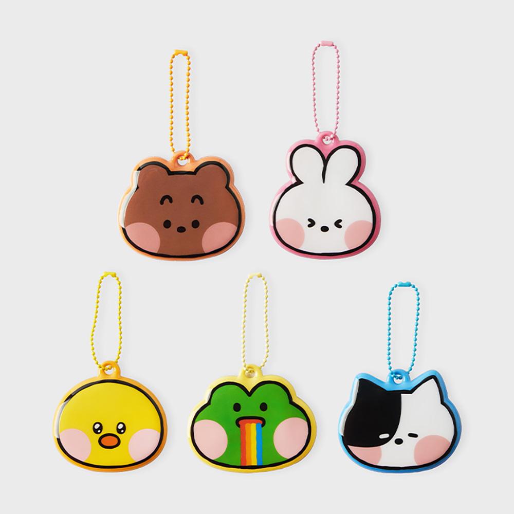 Line Friends Minini Random Nametag Keyring