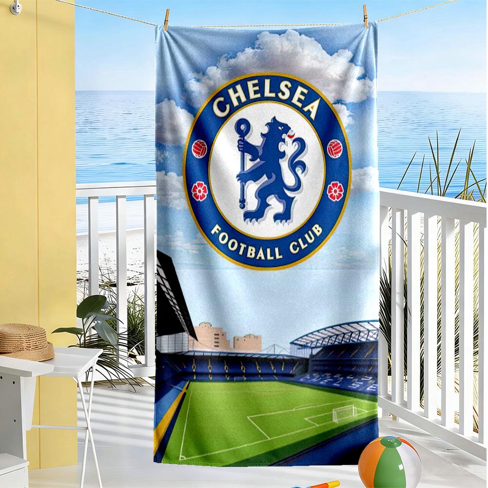 Amore Logo Chelsea Football Club Telo da Spiaggia Super Morbido & Assorbente Confortevole Leggero