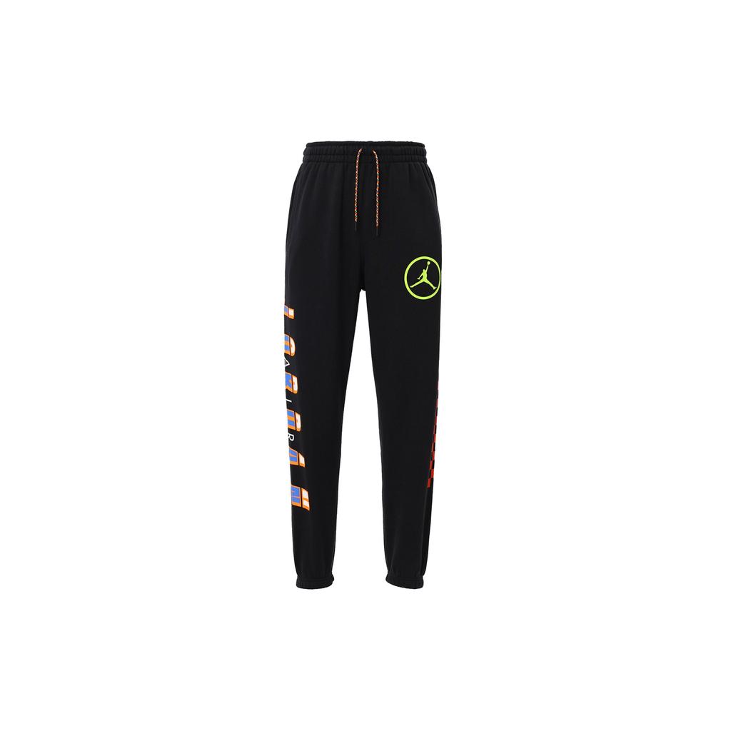 Jordan Sport DNA Letter Print Drawstring Knit Joggers Men Bottoms Black CV2979-010