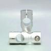 Aluminiumlegierung Zylinderbefestigungsklemme Querachsenhalterung Strebenklemmen Optische Achse Kreuzblock Stahlrohrbefestigungshalterung Connecti