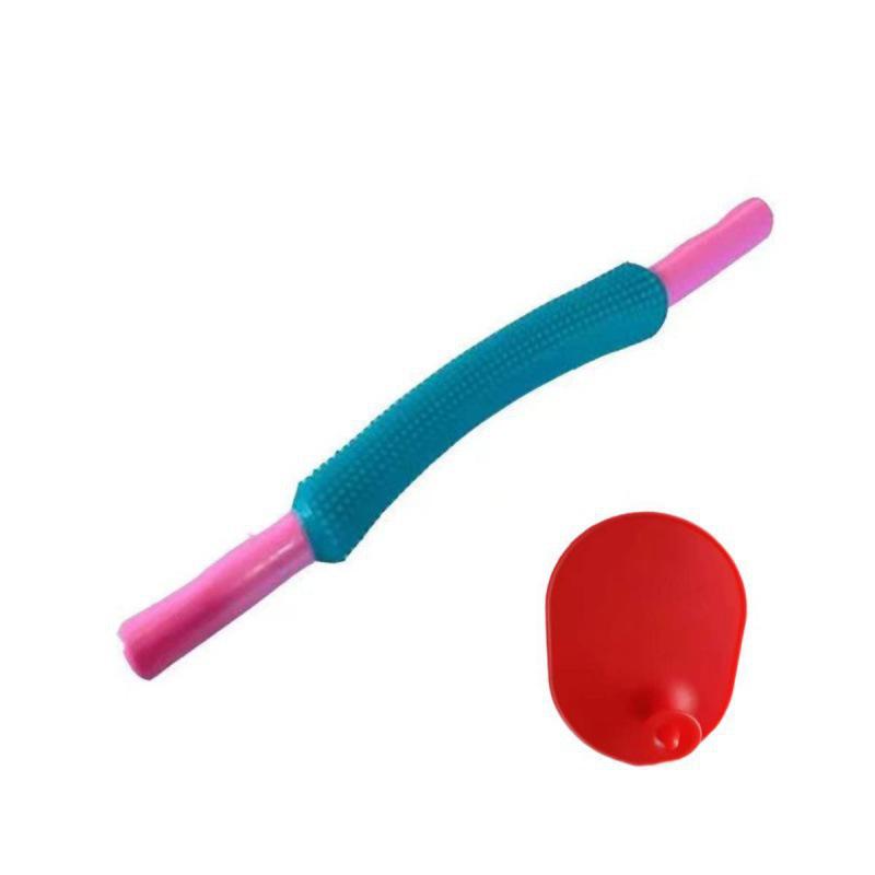 Curved Silicone Fascia Roller: Fat-Burning Massage & Guasha Stick (2025 Model)