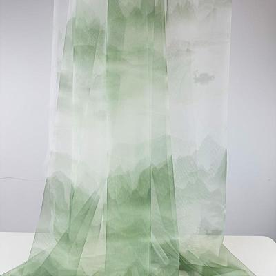 Gauze Pittura a Inchiostro Paesaggistica Cinese: Decorazione Morbida a Rete per Soffitti per Matrimoni e Asili