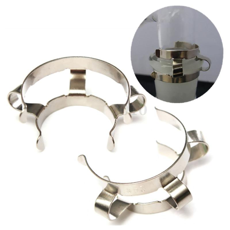 B97A-8Pcs 24 Stainless Steel Clip Keck Clamp For 24/29 24/40 Glass Ground Joint