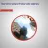 Wide-Angle Convex Mirror for Indoor/Outdoor Corner Parking Lot Use