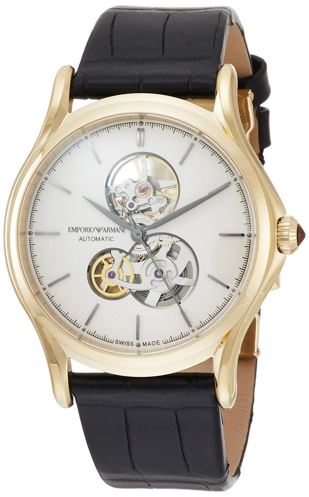 Emporio Armani Classic Round ARS3402 Officially Imported Semi-Skeleton Men's Watch,