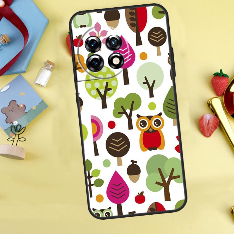

Baby Cute Owl Case For OnePlus 15 13 12 11 9 10 Pro 13T 13R 12R 10T 8T Nord 5 CE 3 4 2 Lite N20 N30 Cover OnePlus Nord 3