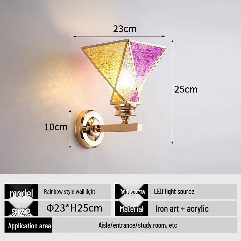 Modern Nordic LED Wall Lamp for Bedroom and Living Spaces