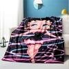 Betty Boop Pattern Blanket for Home Decoration, Bed, Sofa, Car Travel, Camping, Suitable for All Seasons, Birthday Christmas Gift