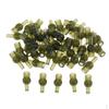50pcs Soft Rubber Tube Fishing Rigs Sleeve Carp Tackle Accessories