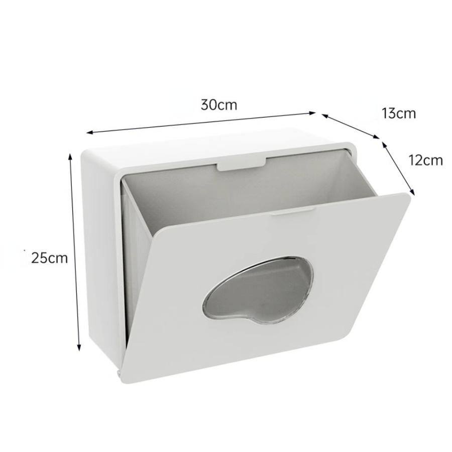 

Настенный ящик для хранения за дверью, ящик для хранения в ванной комнате с узким швом, водонепроницаемая гигиеническая салфетка, нижнее белье 1 Cell белый