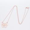 Elegant Women's Stainless Steel Origami Pendant Necklace