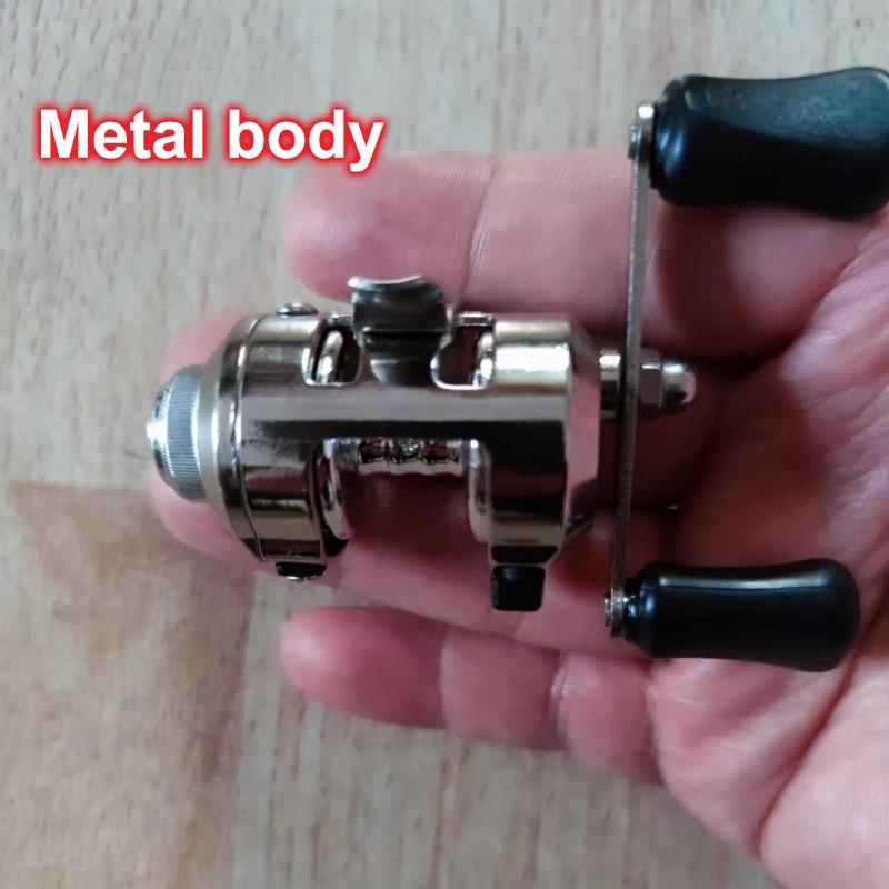 Drum Metal Road Sub Wheel Black Fish Special Wheel Long Throw Wheel Sea Fishing Boat Fishing Wheel Fishing Line Wheel