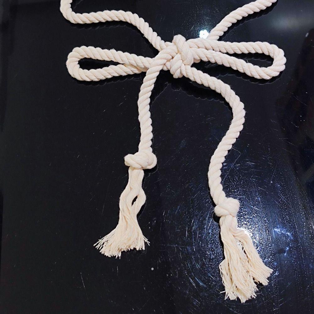 Luxury Design Thick Rope Belt Versatile Waist Belt Fashion Waist Strap