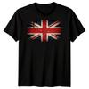 Union Jack Flag British Culture Distressed Unisexs TShirt Uk Heritage