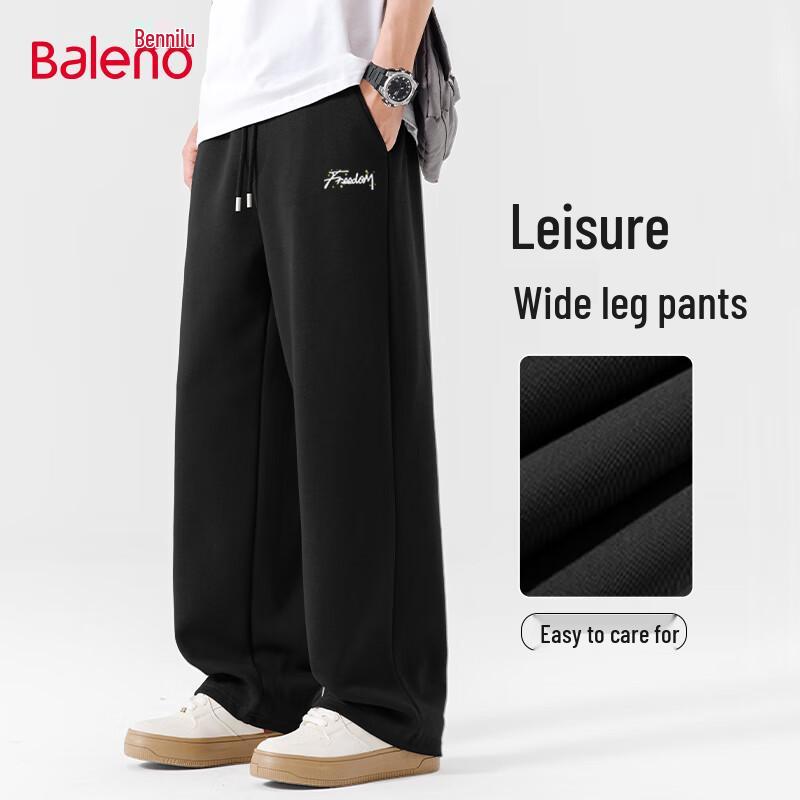 

Baleno Men s Letter Print Straight-Leg Casual Pants 4XL