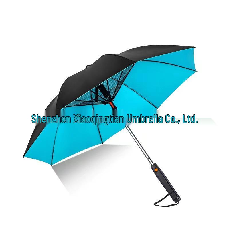 Umbrella with Built-in Fan and Mist Cooling – Sunscreen and Water-Spraying Technology