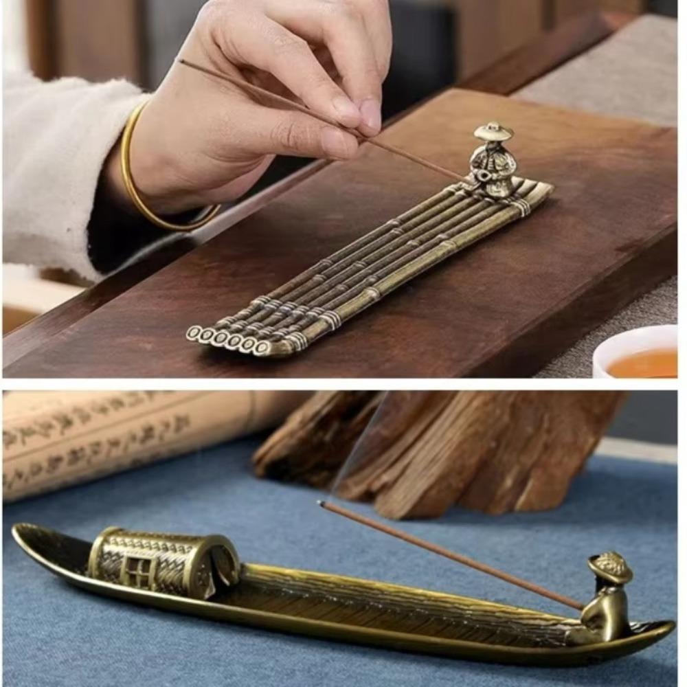 Ancient Style Incense Stick Holder Metal Aromatherapy Ornament  Home Interior Decoration