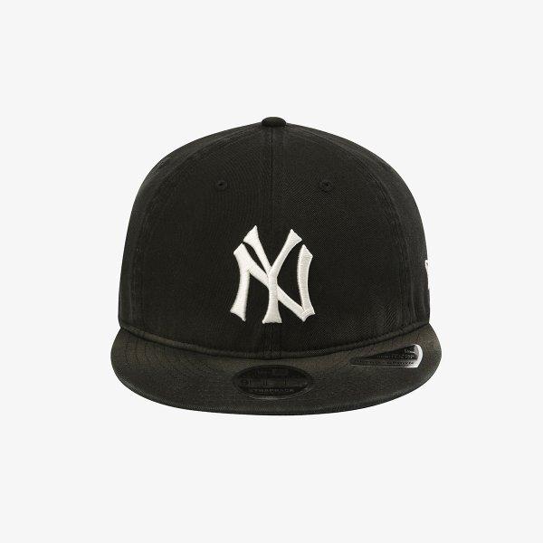 New Era New York Yankees Faded Washing Retro Crown Strapback Black 15131621