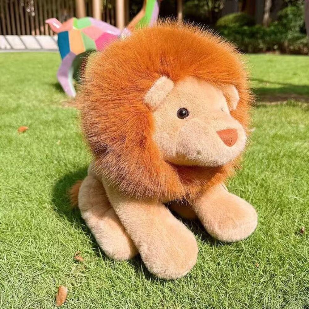Creative Gift Soft Lion Stuffed Animal Plush Pillow Cute 15.8inch Stuffed Animals Plush Emotional Support Stuffed Toys